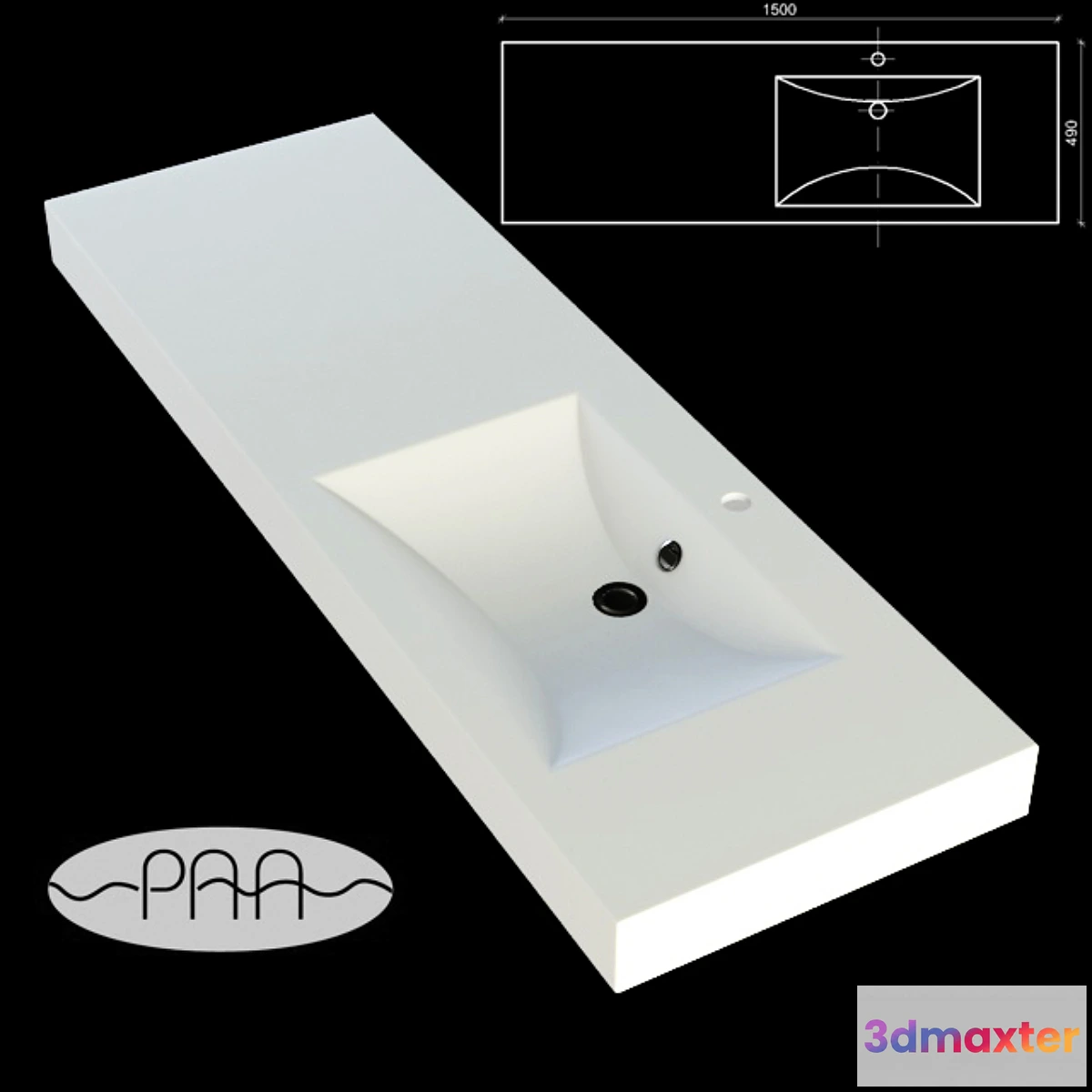 1269485 - Paa Long 1500 3D Max