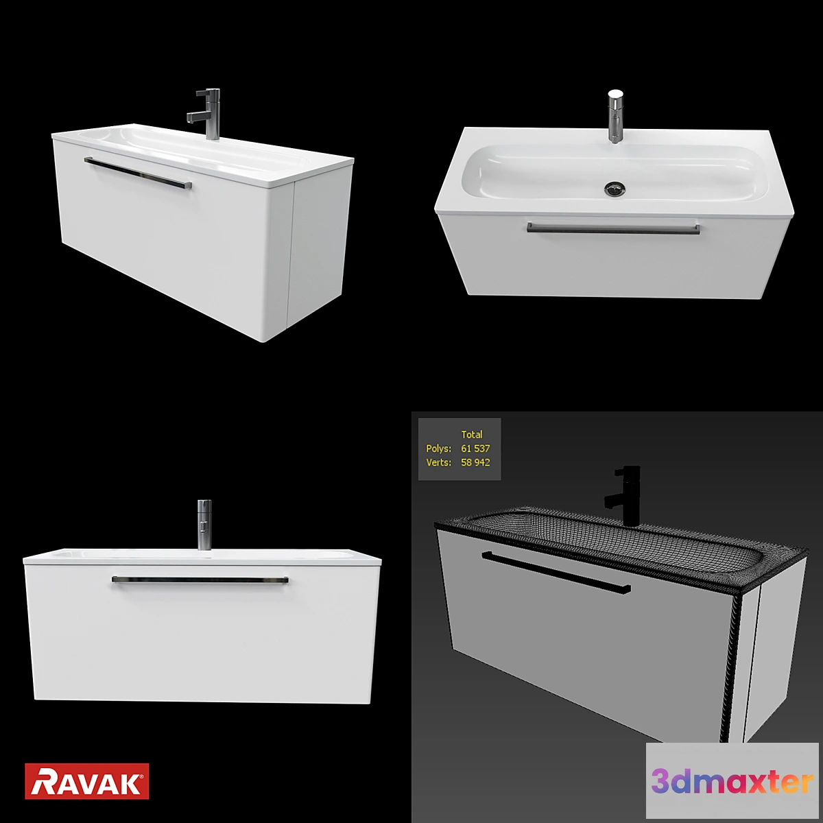 1281000 - Wash Ravak Ring 3D Max