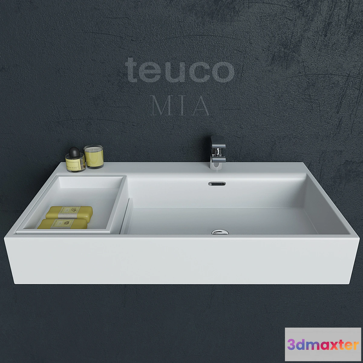 1287142 - Washbasin Teuco Mia 3D Max