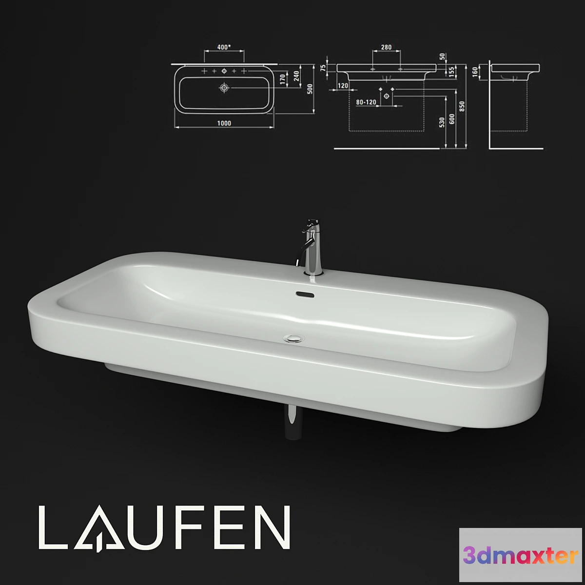1289678 - Laufen Palomba - No.3 3D Max
