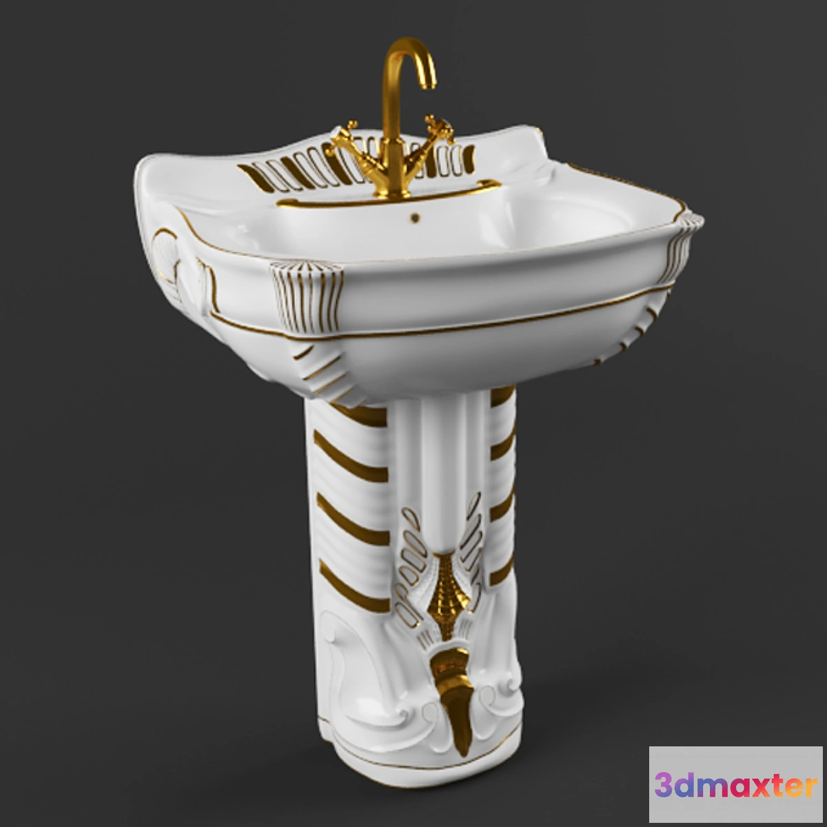 1290118 - Wash basin Majesty - No.2 3D Max