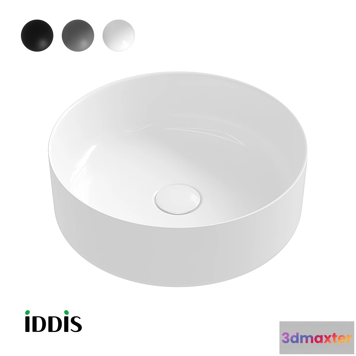 1294637 - OM Surface-mounted glossy washbasin Ray IDDIS RAYWS03i27 3D Max