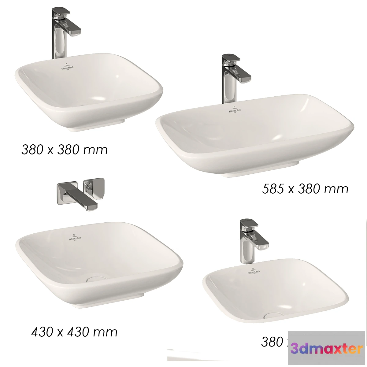 1303619 - Villeroy & Boch - Loop & Friends Sink 3D Max