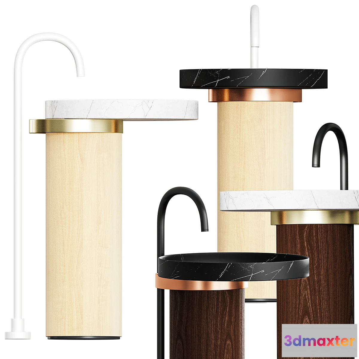 1304062 - Falper Eccentrico Washbasin 3D Max