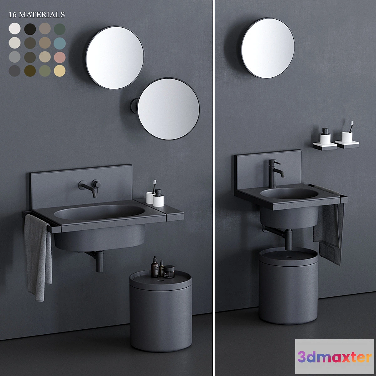 1306080 - Ceramica Cielo Elle Washbasin 3D Max