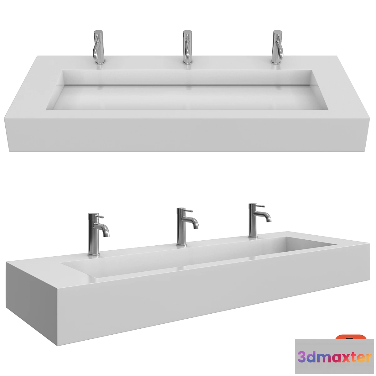 1315422 - PAA Flow 500 Sink 3D Max