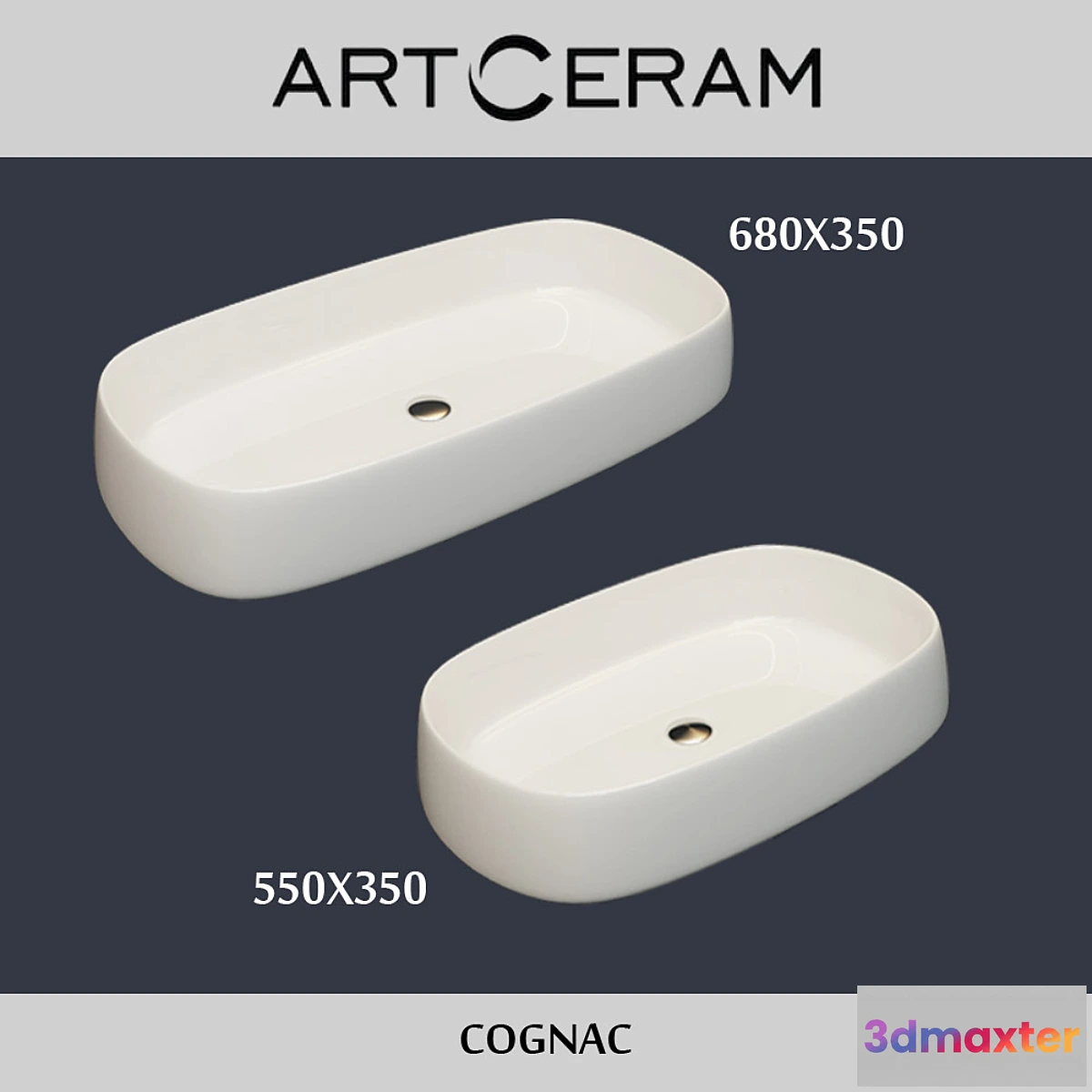 1320039 - Cognac Artceram washbasin 3D Max
