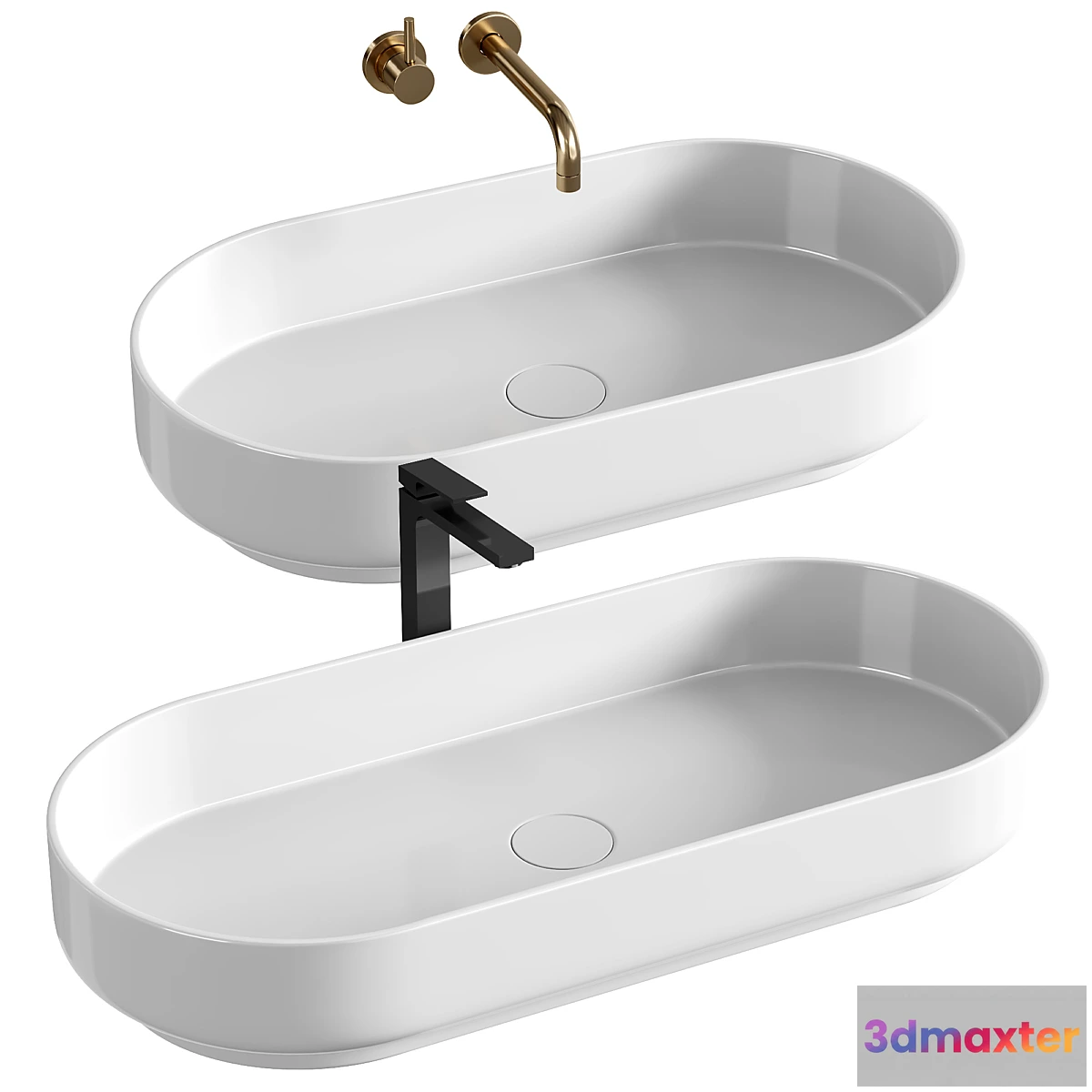 1321126 - Miraggio WASHBASIN MARTA 750 3D Max