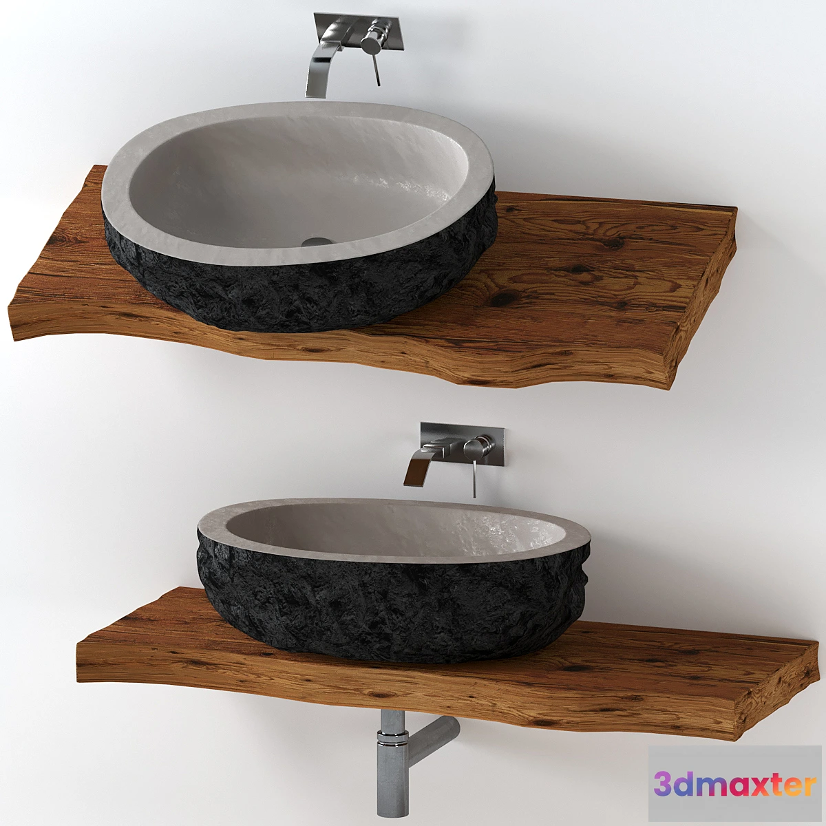 1322063 - Stone washbasin 3D Max