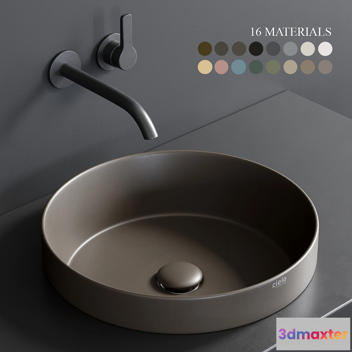 1332918 - Ceramica Cielo Enjoy 40 Washbasin 3D Max