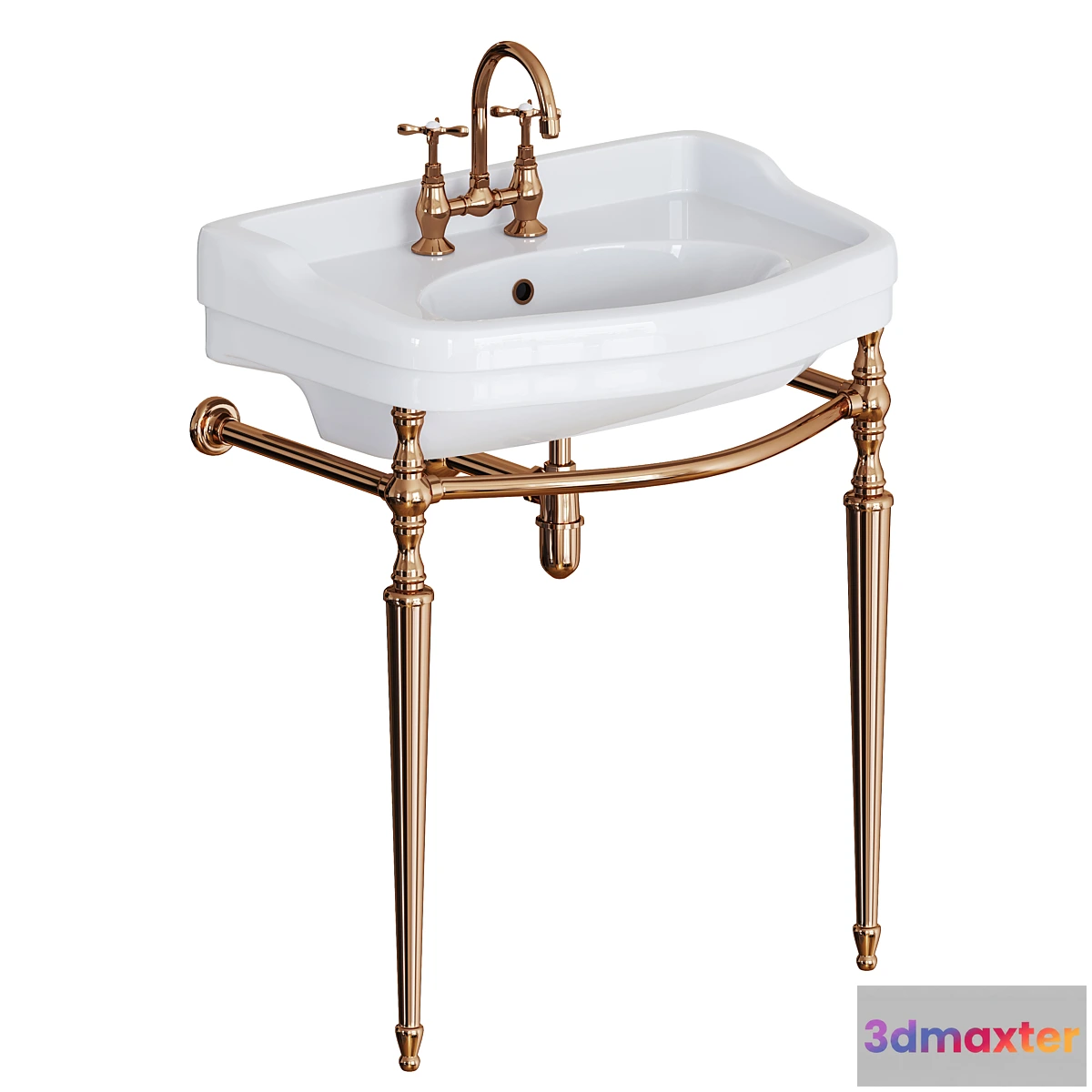 1344843 - Sink on a metal structure _ Sbordoni Palladio 3D Max