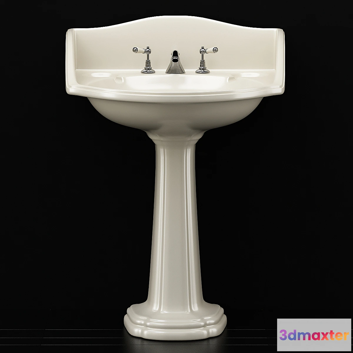 1345757 - Devon & Devon OXFORD Pedestal washbasin 3D Max