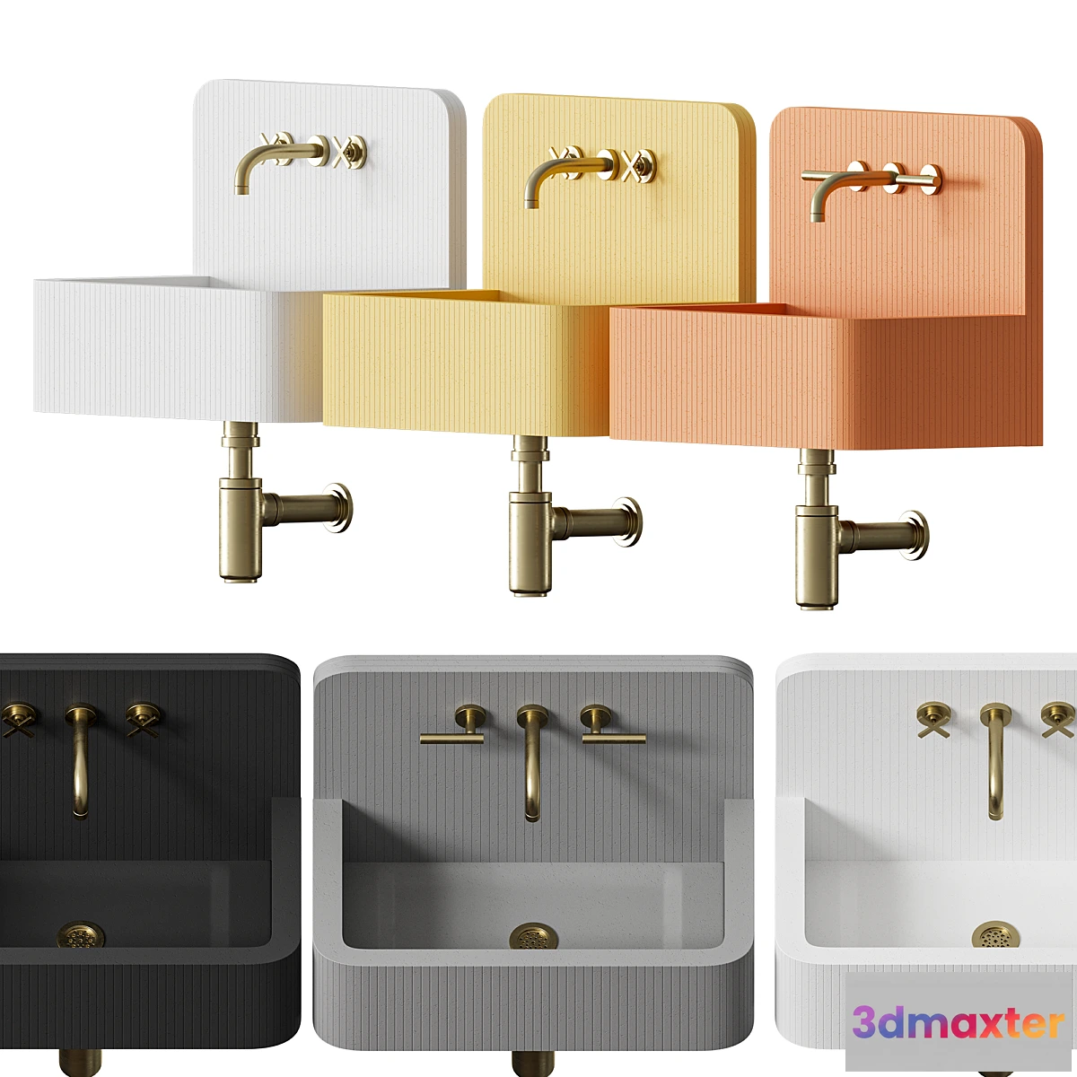 1349851 - Kast elm basin 3D Max