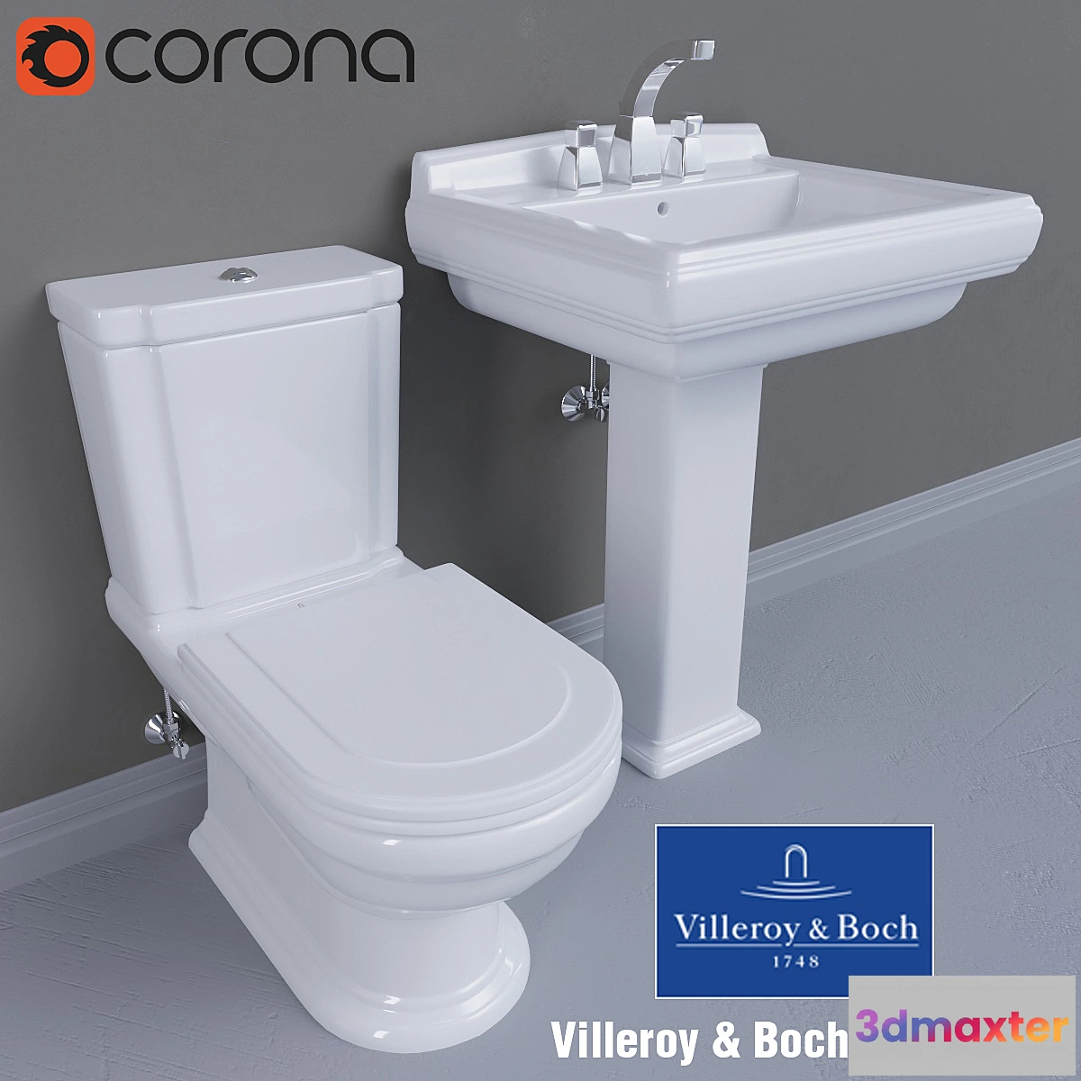 1352000 - Villeroy & Boch Hommage 3D Max