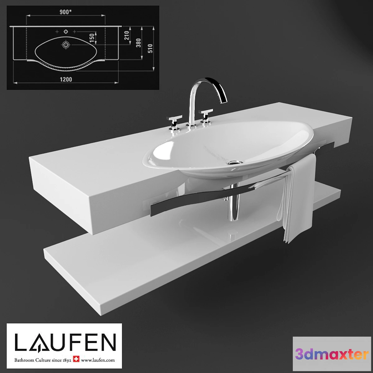 1405618 - Laufen Palace 3D Max