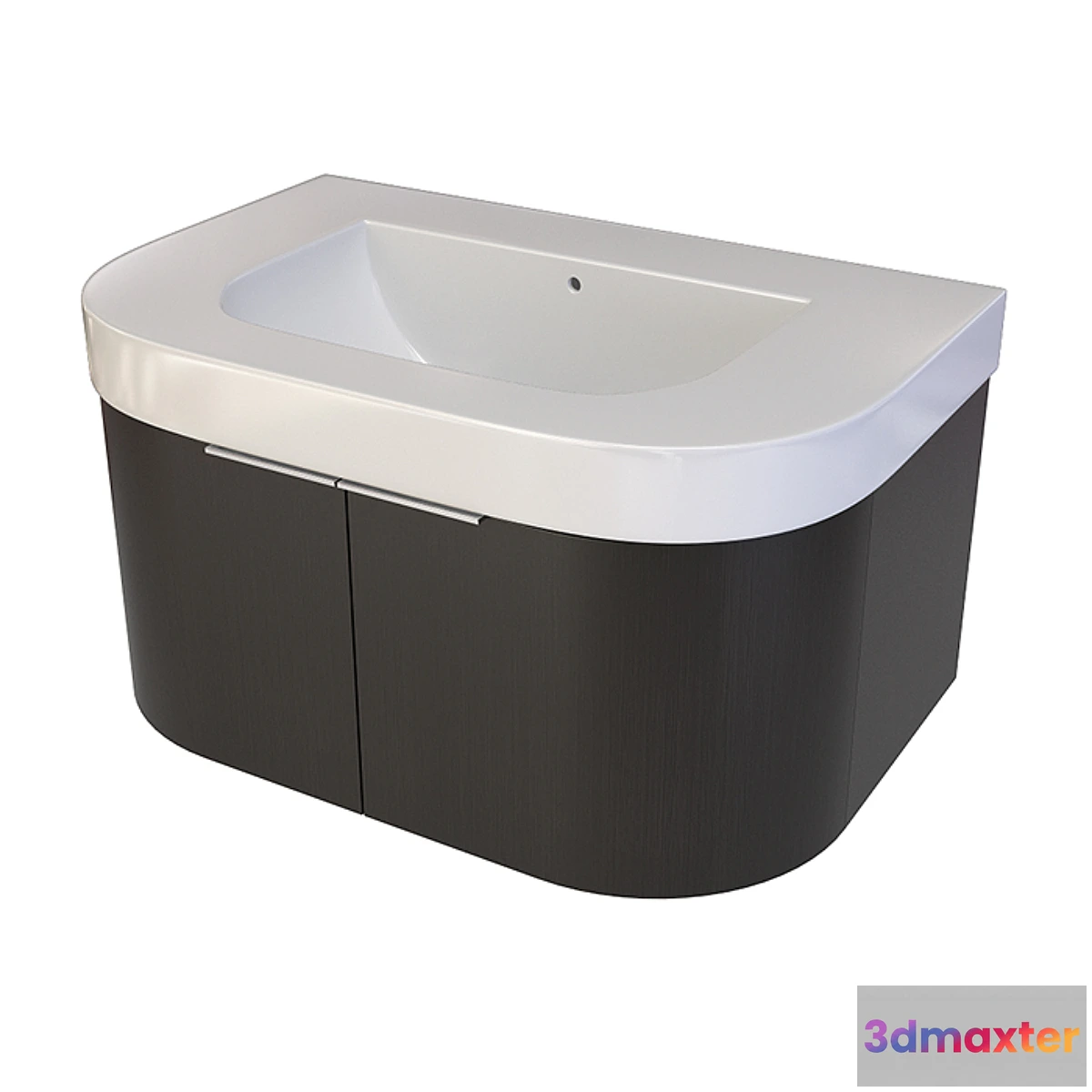 1417890 - sink with pedestal Duravit Happy D 3D Max
