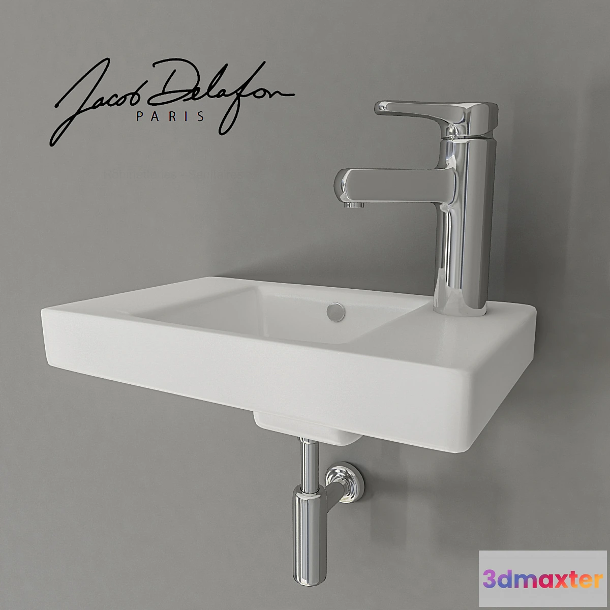 1419860 - Sink Jacob Delafon Odeon Up 3D Max
