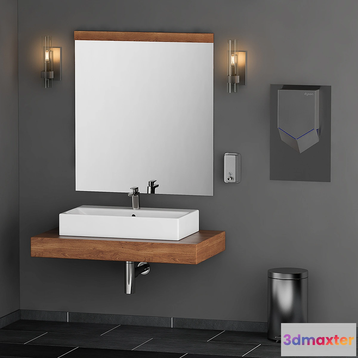 1426400 - Bathroom set 3D Max