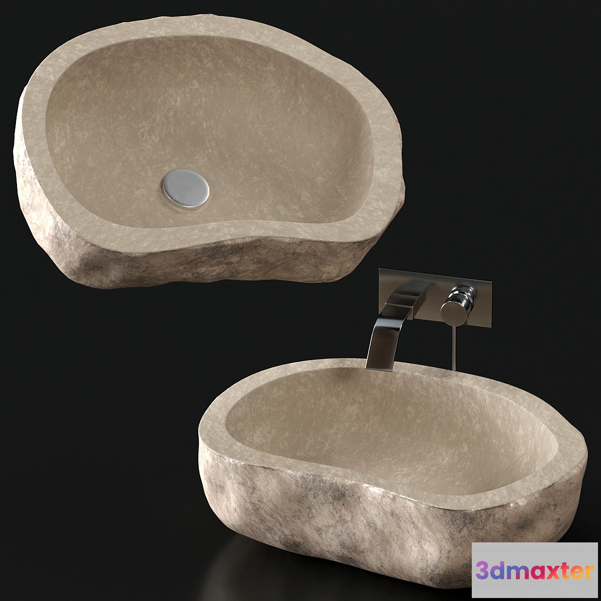 1429472 - Stone washbasin. 3D Max