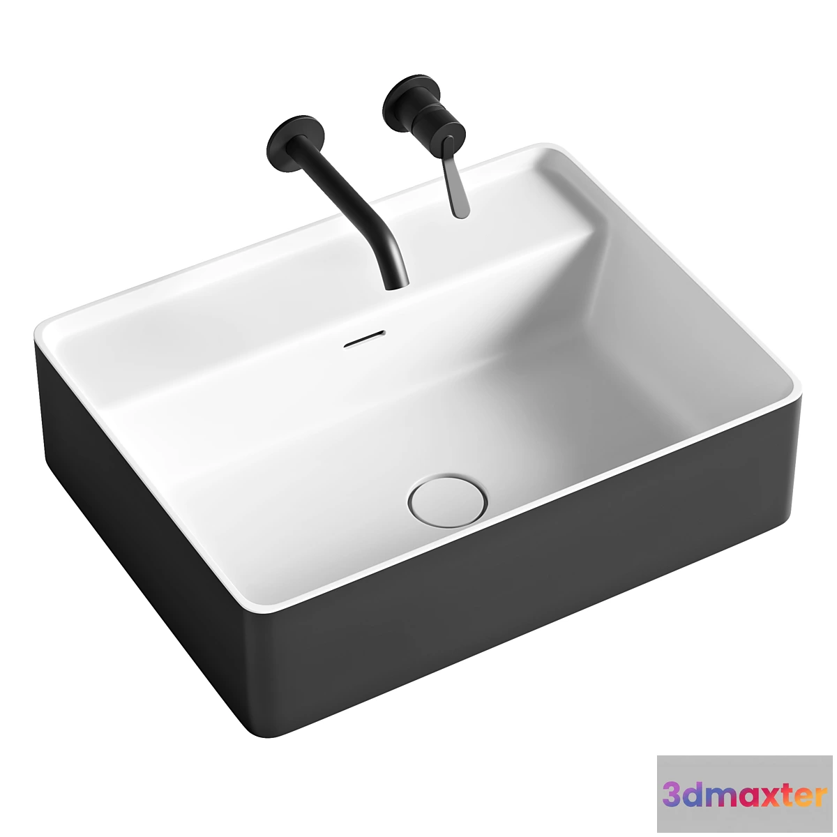 1430938 - AGAPE washbasin Marsiglia 3D Max