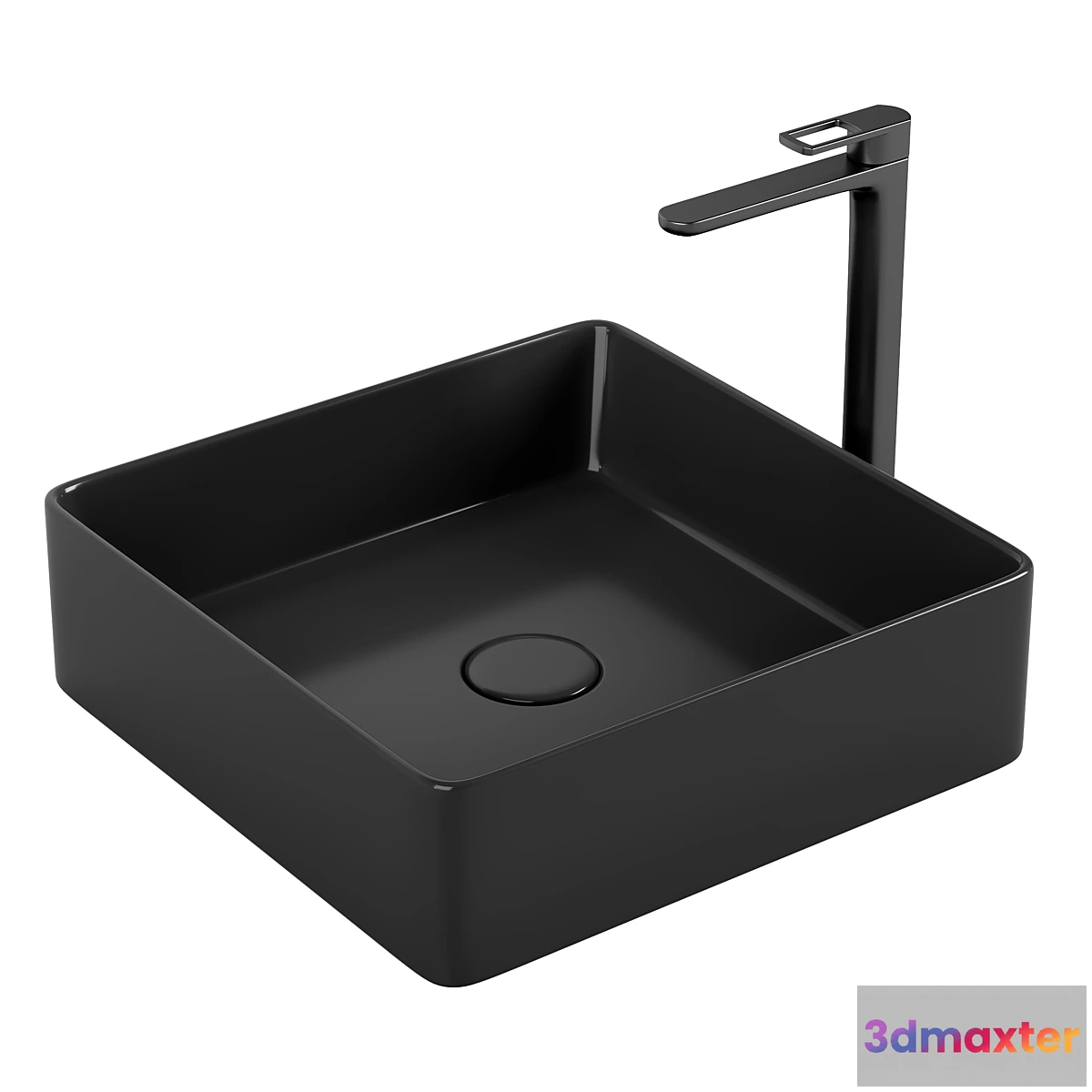 1436114 - Sink IDDIS Slide SLIBM01i27 black 3D Max