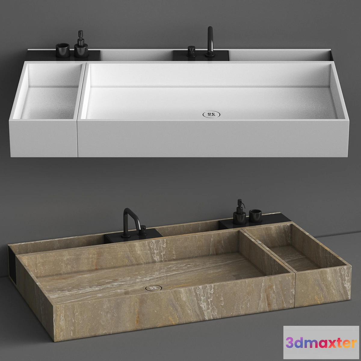 1440634 - Rexa Design Compact Living bathroom set 1 3D Max