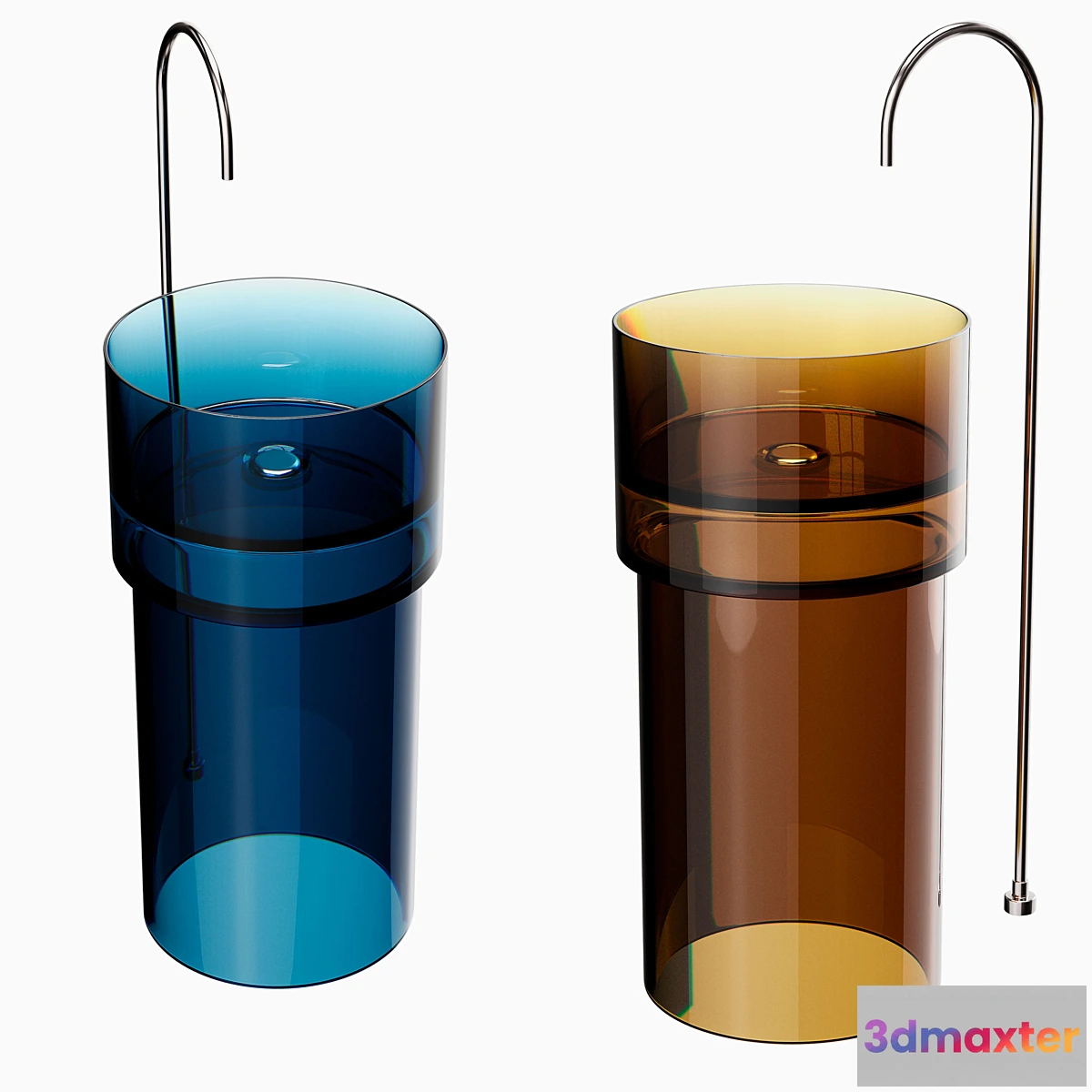 1446116 - Sink ABBER Kristall AT2701Opal 3D Max