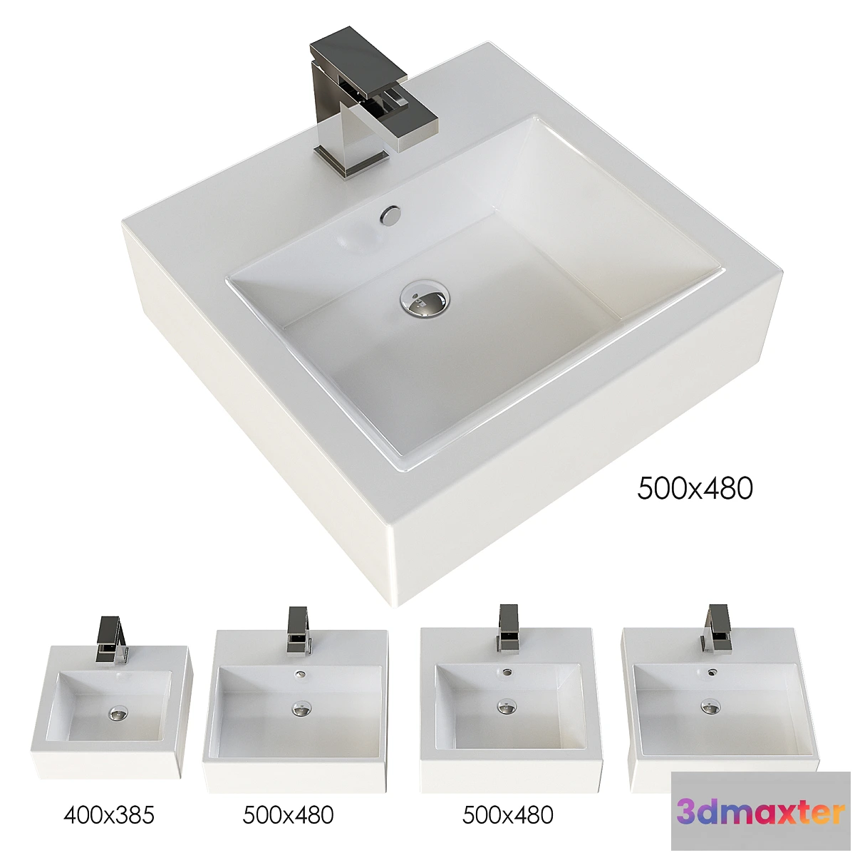 1456646 - Overhead sinks Hidra Loft (standard) 3D Max