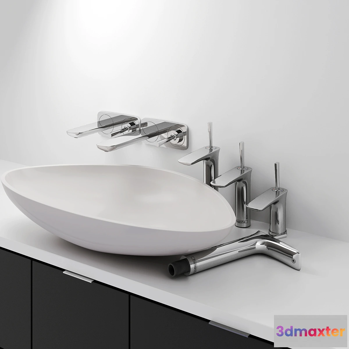 1465540 - Hansgrohe Puravida and Axor Massaud 3D Max