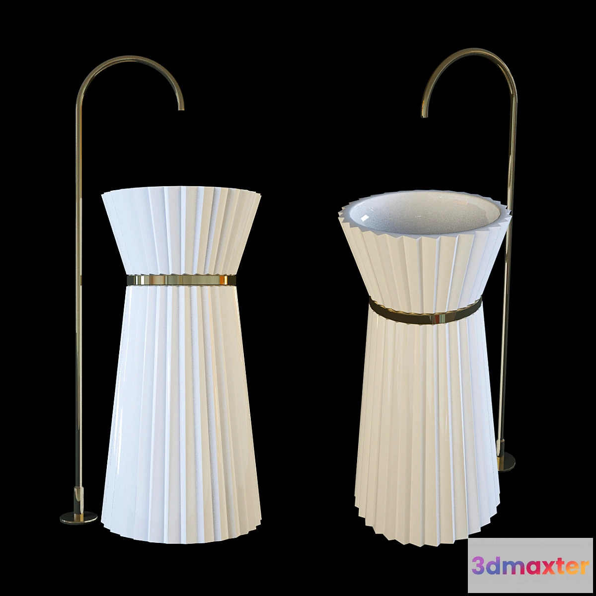 1473486 - Sink Oasis Group Plisse 3D Max