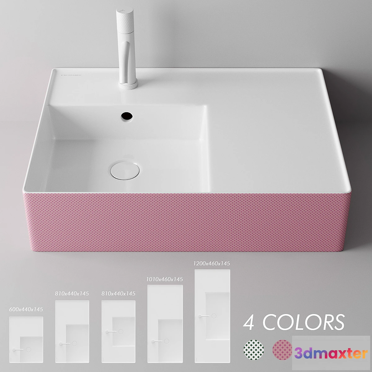 1474200 - Scarabeo Ceramiche Teorema 2.0 Quadrotto 3D Max