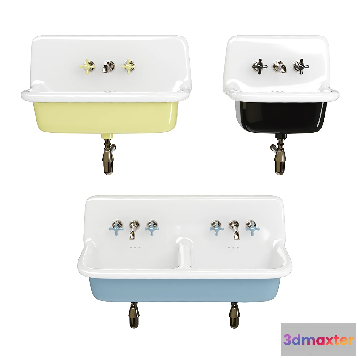 1476186 - The Water Monopoly Rockwell Washbasins 3D Max