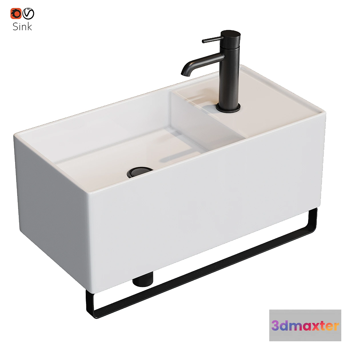 1476944 - Small sink in the bathroom 3D Max
