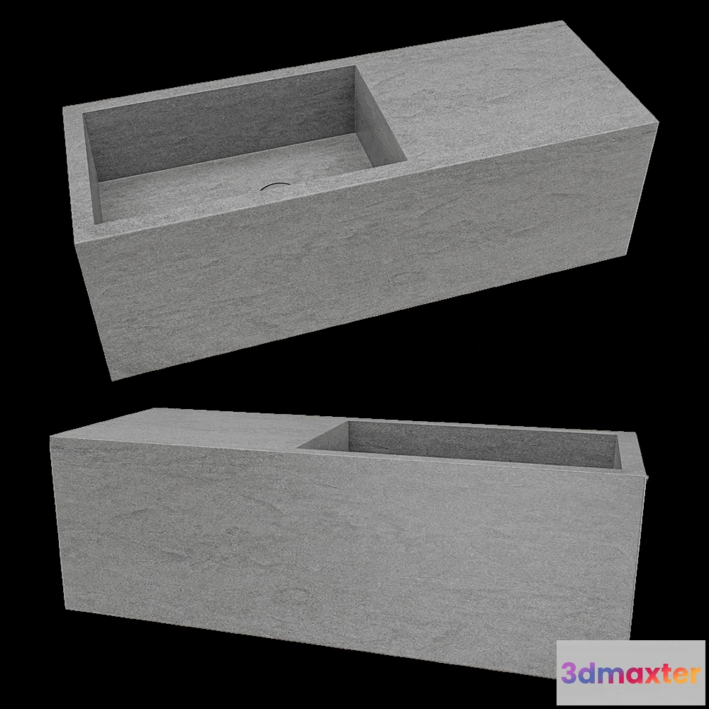 1589662 - Cocoon - Micro washbasin PB60 3D Max