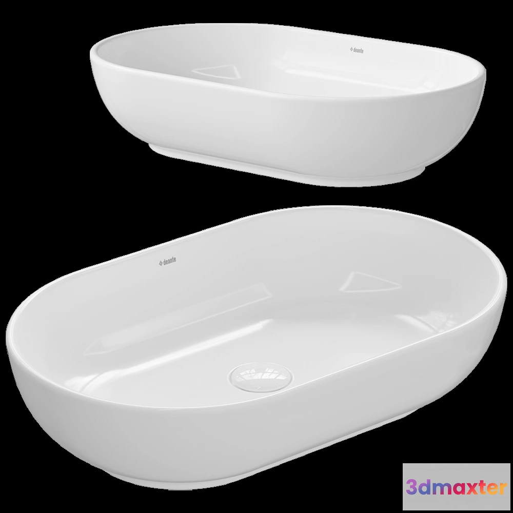 1589672 - Deante - Ceramic washbasin Peonia 3D Max
