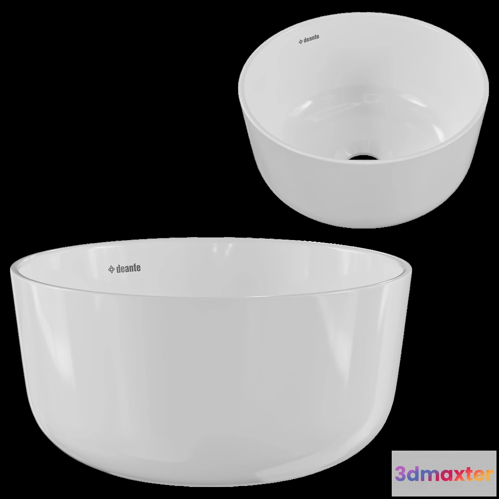 1589674 - Deante - Ceramic washbasin Jasmin 3D Max