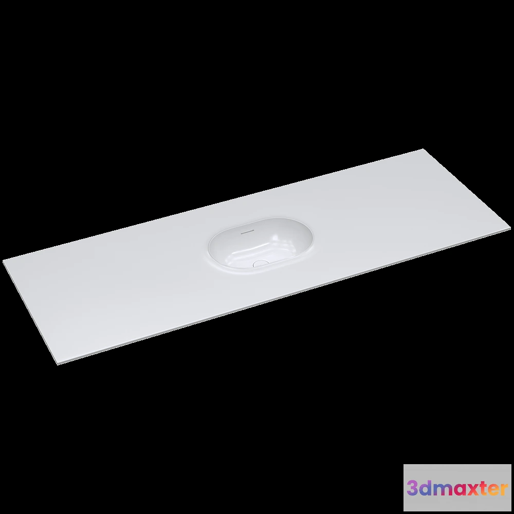 1589866 - Salini - Washbasin ONDA EDGE OVAL 3D Max