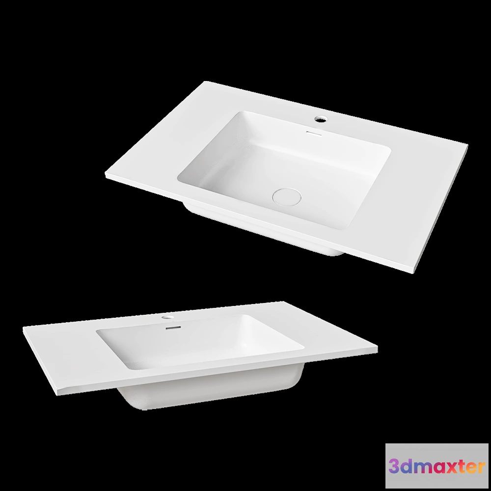 1589906 - Salini - Washbasin Onda 80 3D Max