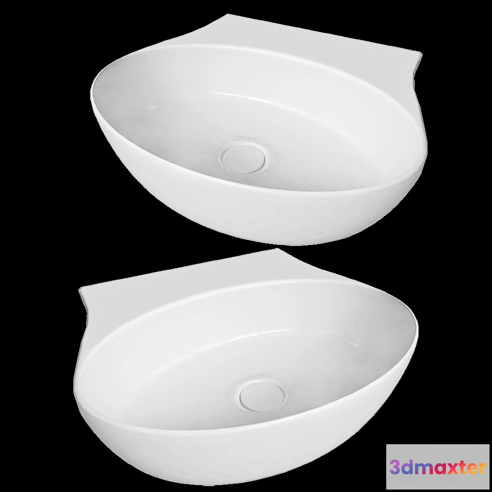 1589920 - Salini - Washbasin Alda Wall 01 3D Max