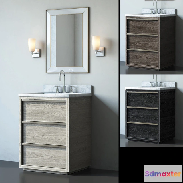 1590008 - bathroom - Washbasins Bezier 16 3D Max