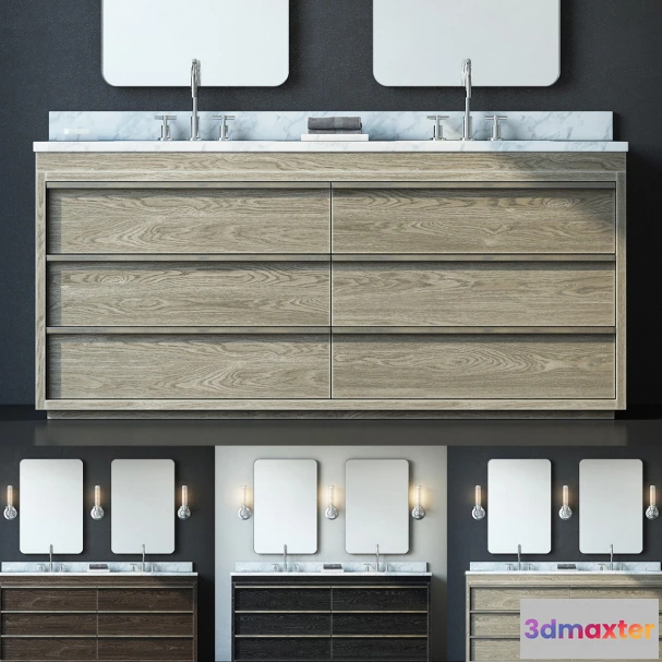 1590014 - bathroom - Washbasins Bezier 15 3D Max