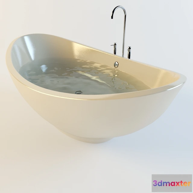 1590050 - bathroom - Lavasca Rapse washbasin 02 3D Max