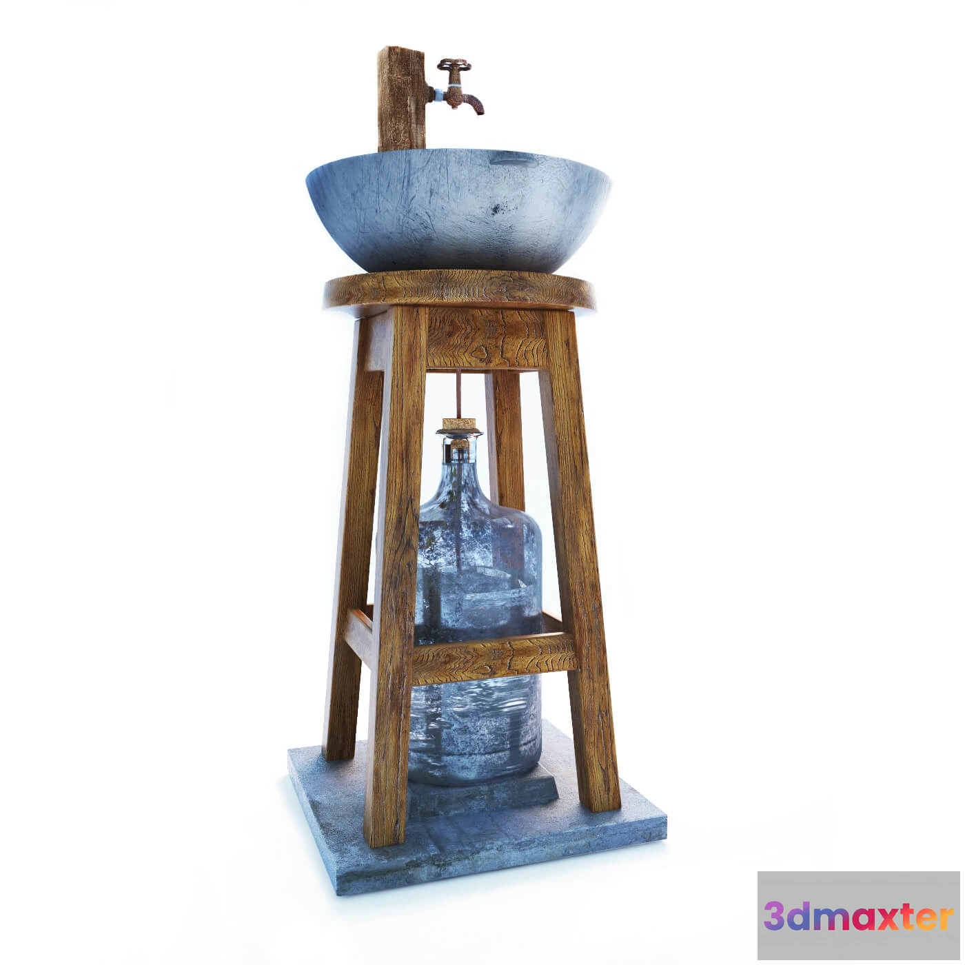 1590072 - bathroom - Sink Hatria Area SX 02 3D Max