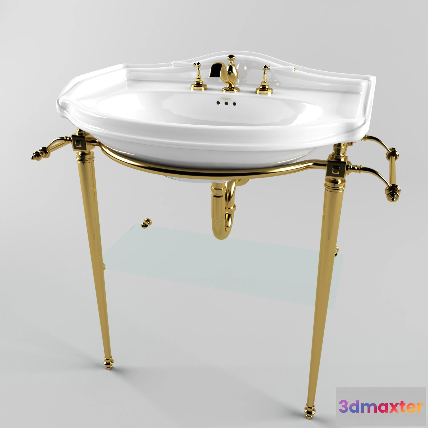 1590074 - bathroom - Sink Hatria Area SX 2 3D Max