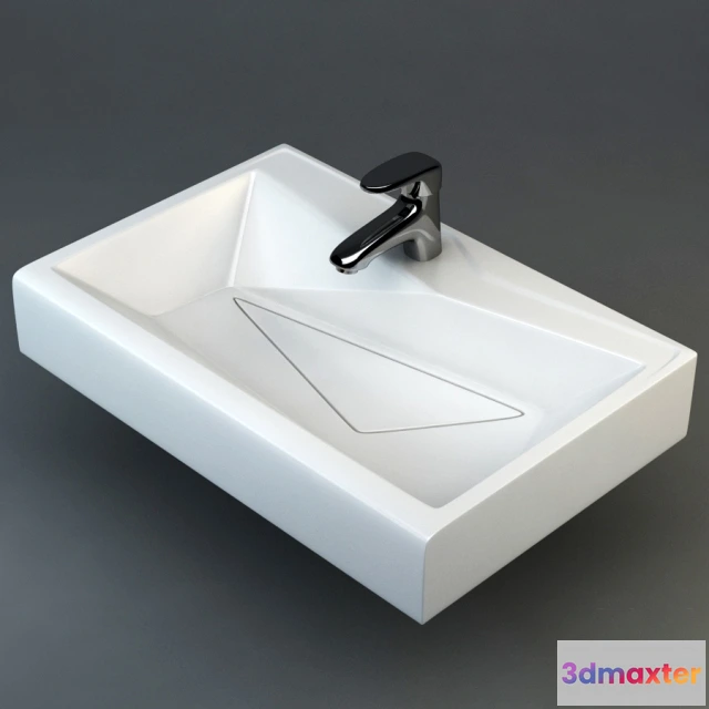 1590112 - bathroom - Washbasin 85 3D Max