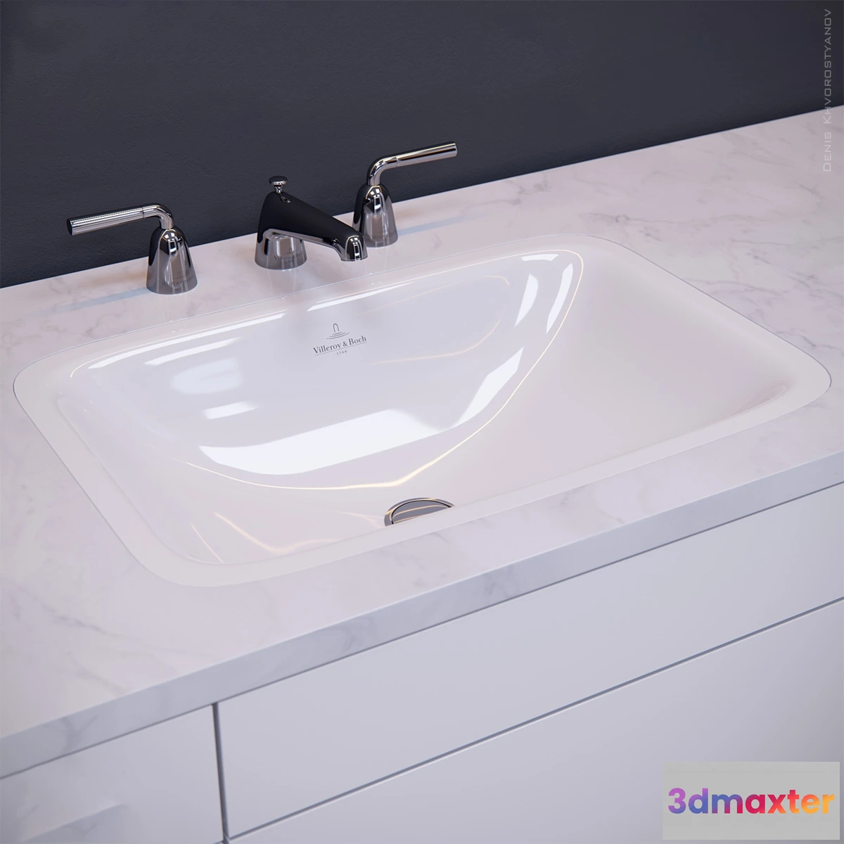 1590150 - bathroom - Villeroy and Boch 3 3D Max