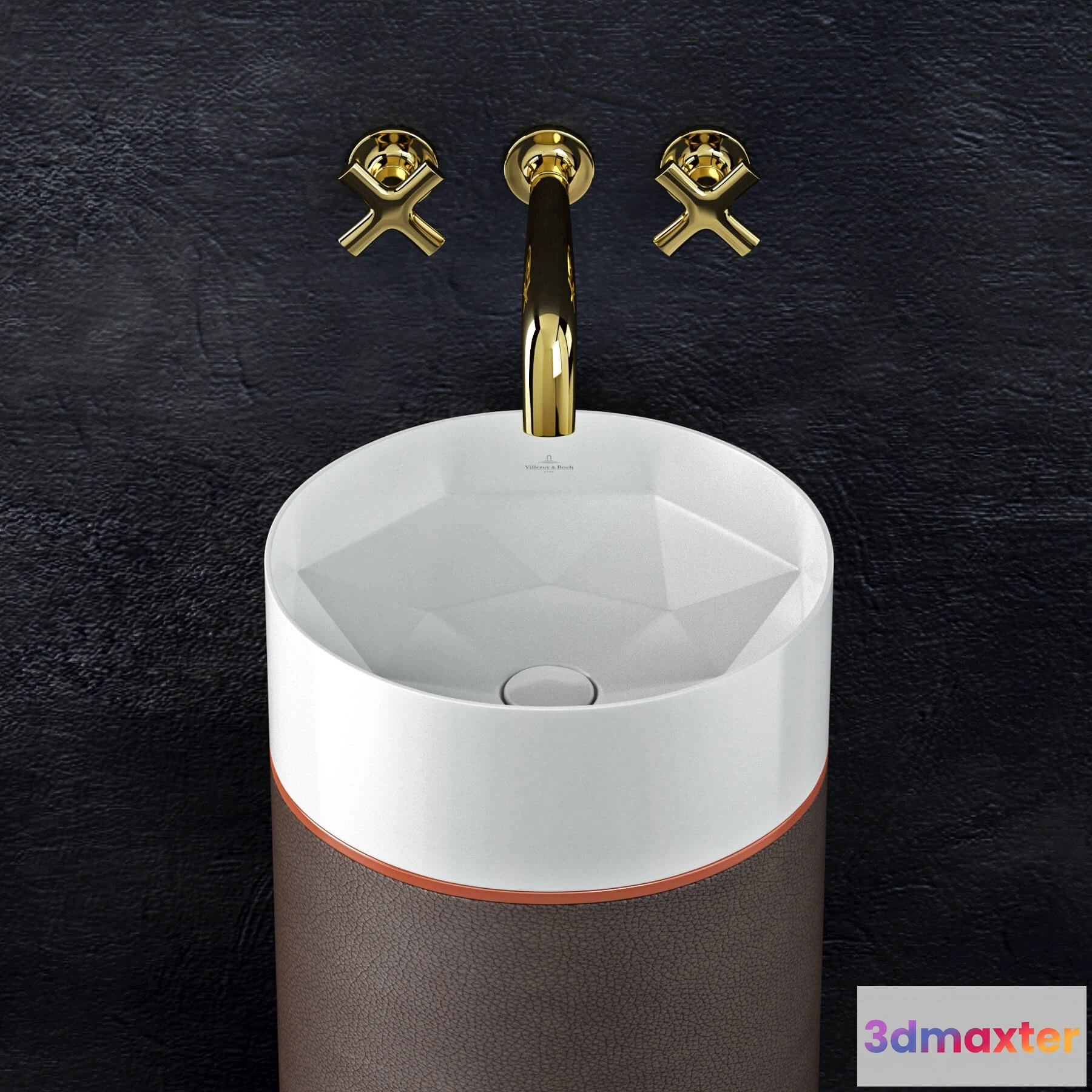 1590154 - bathroom - Villeroy and Boch Octagon 3D Max