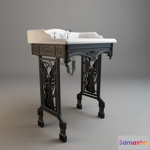 1590168 - bathroom - Washbasin 12 3D Max