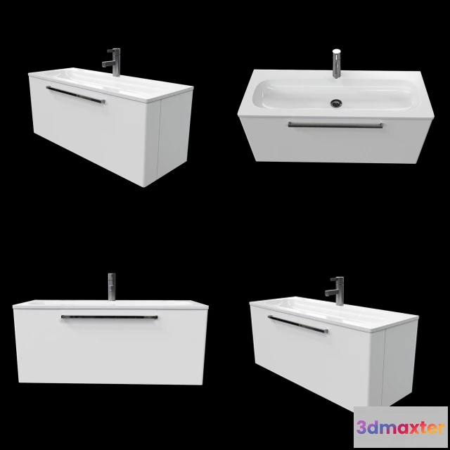 1590170 - bathroom - Washbasin Ravak Ring 3D Max