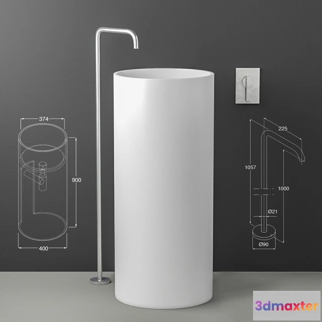 1590256 - bathroom - Shell boffi phc eclipse 3D Max